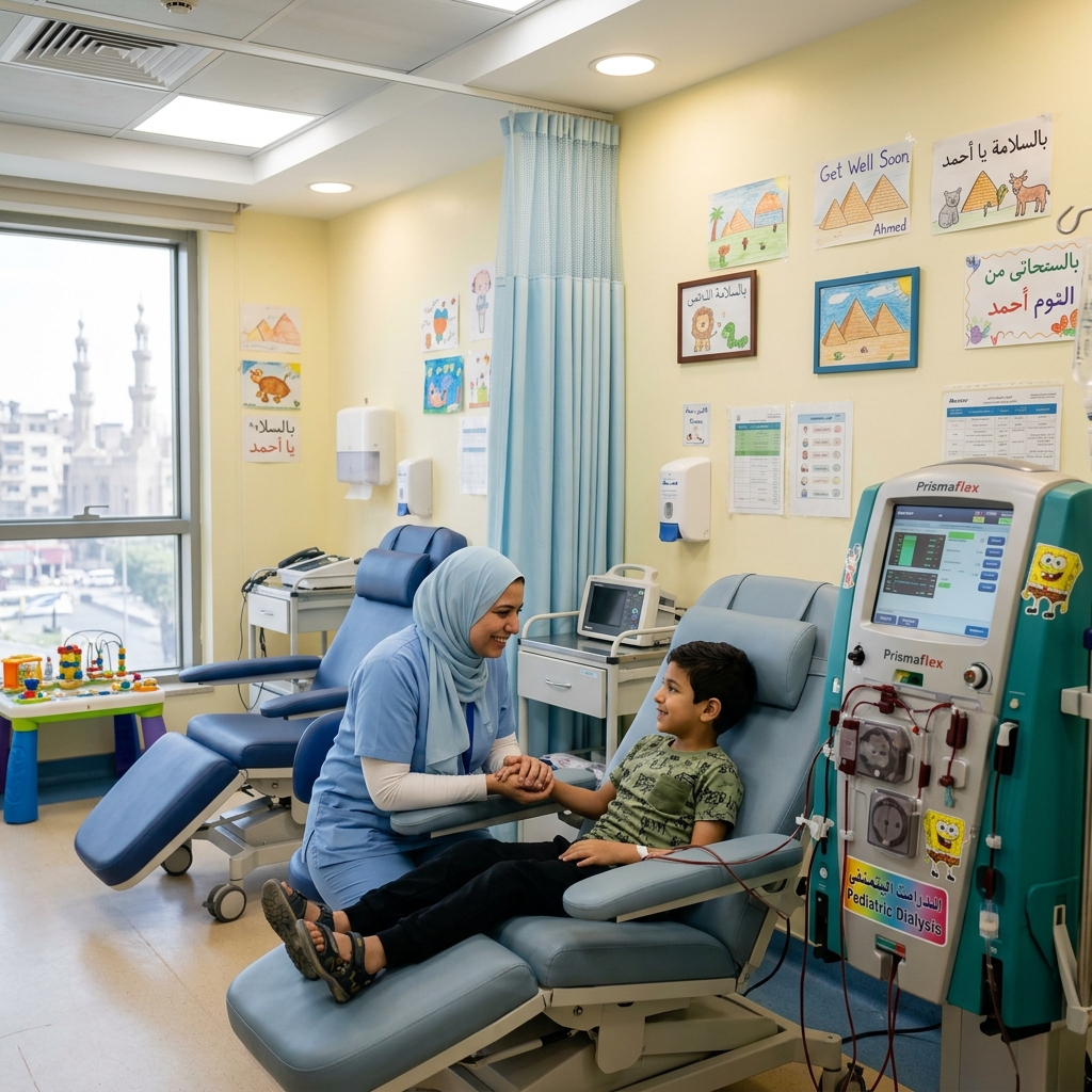 مسار الغسيل الكلوي وأمراض الكلى للأطفال